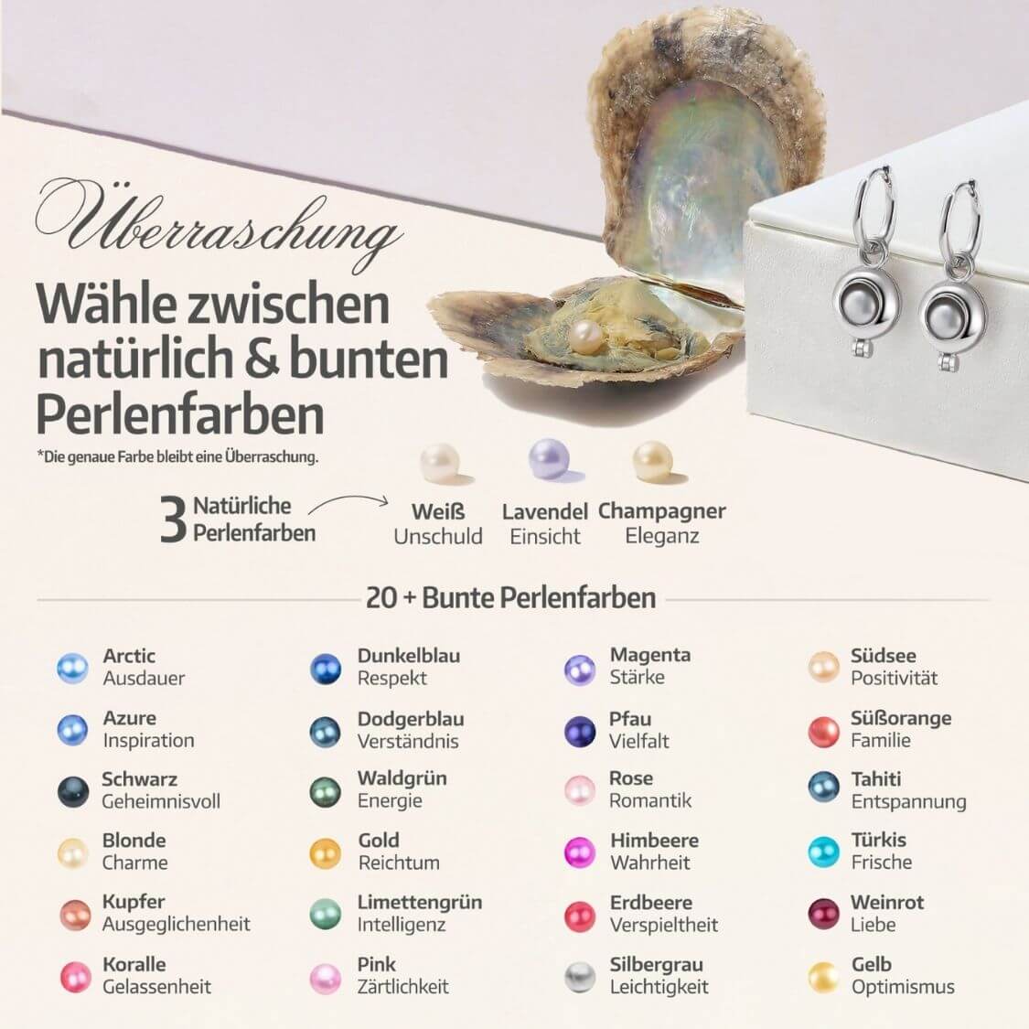 Orbis Ohrringe + Auster