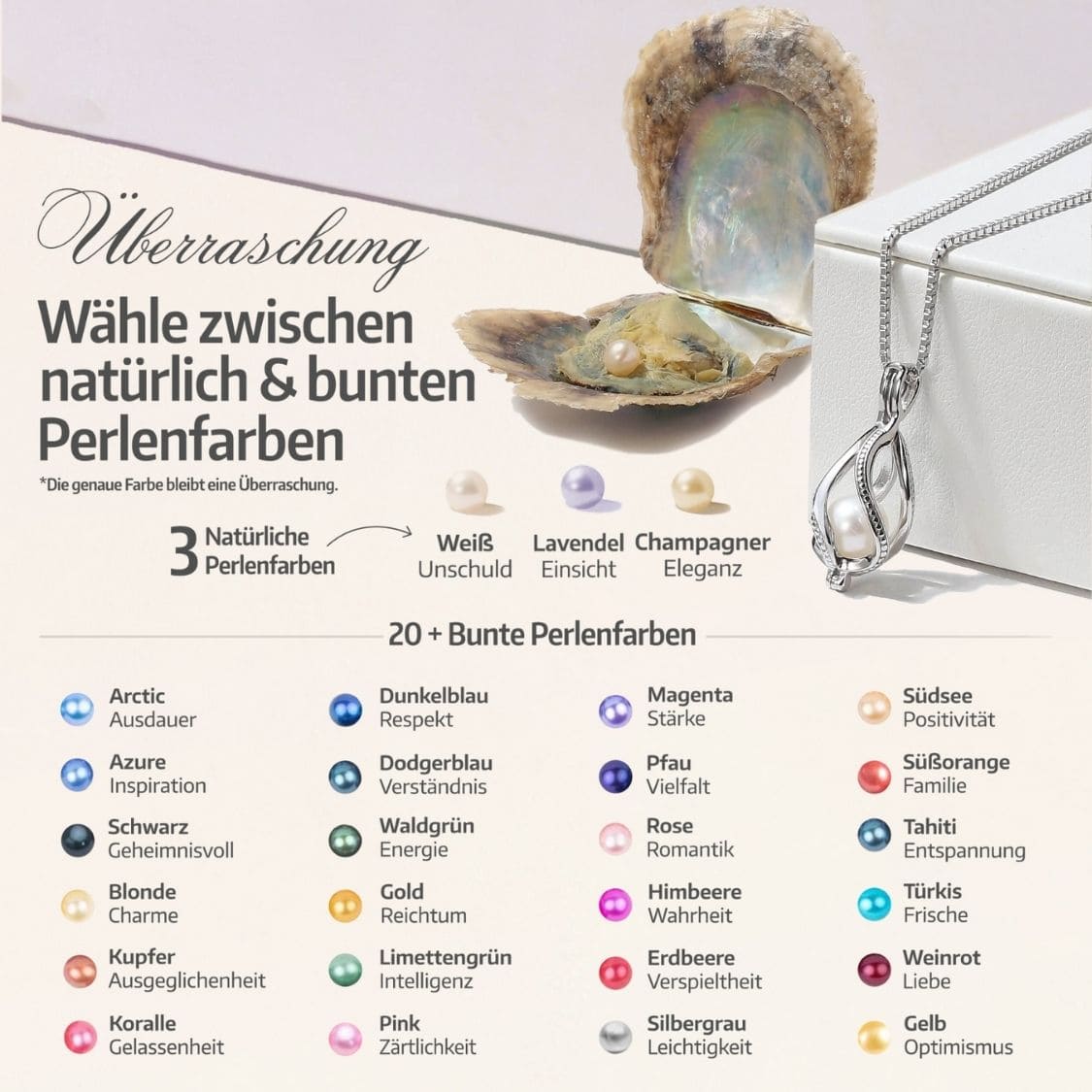 Drop Armband + Auster