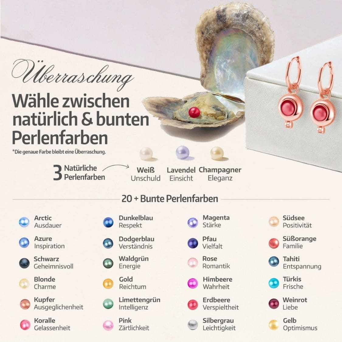 Orbis Ohrringe + Auster