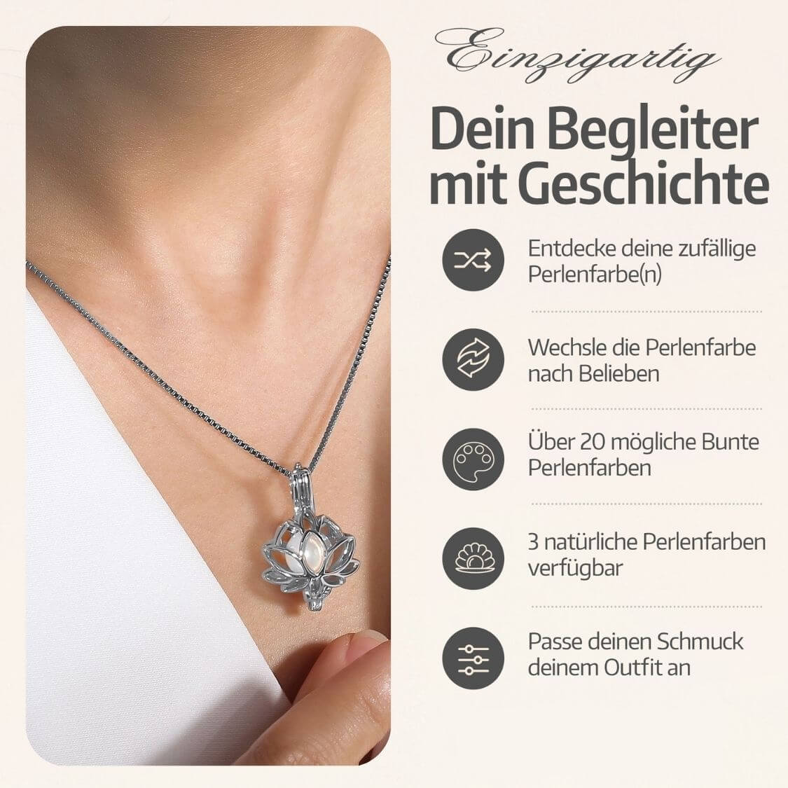 Lotus Kette + Auster