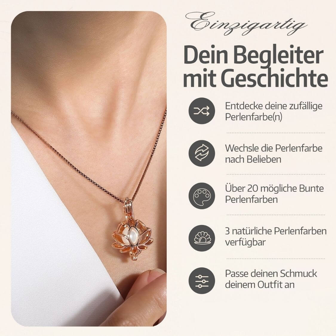 Lotus Kette + Auster