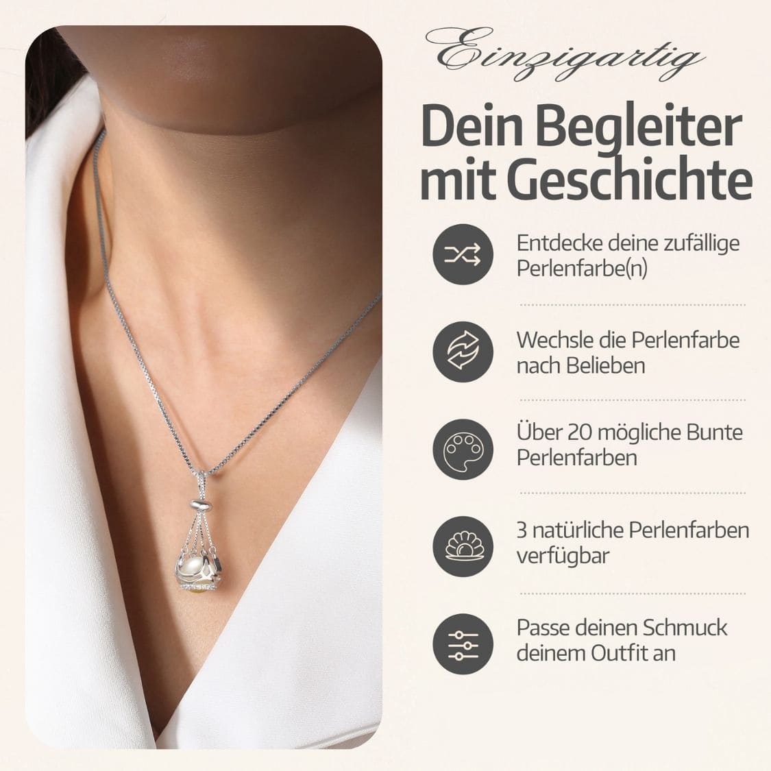 Chandelier Kette + Auster