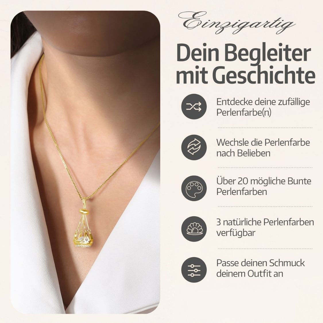 Chandelier Kette + Auster