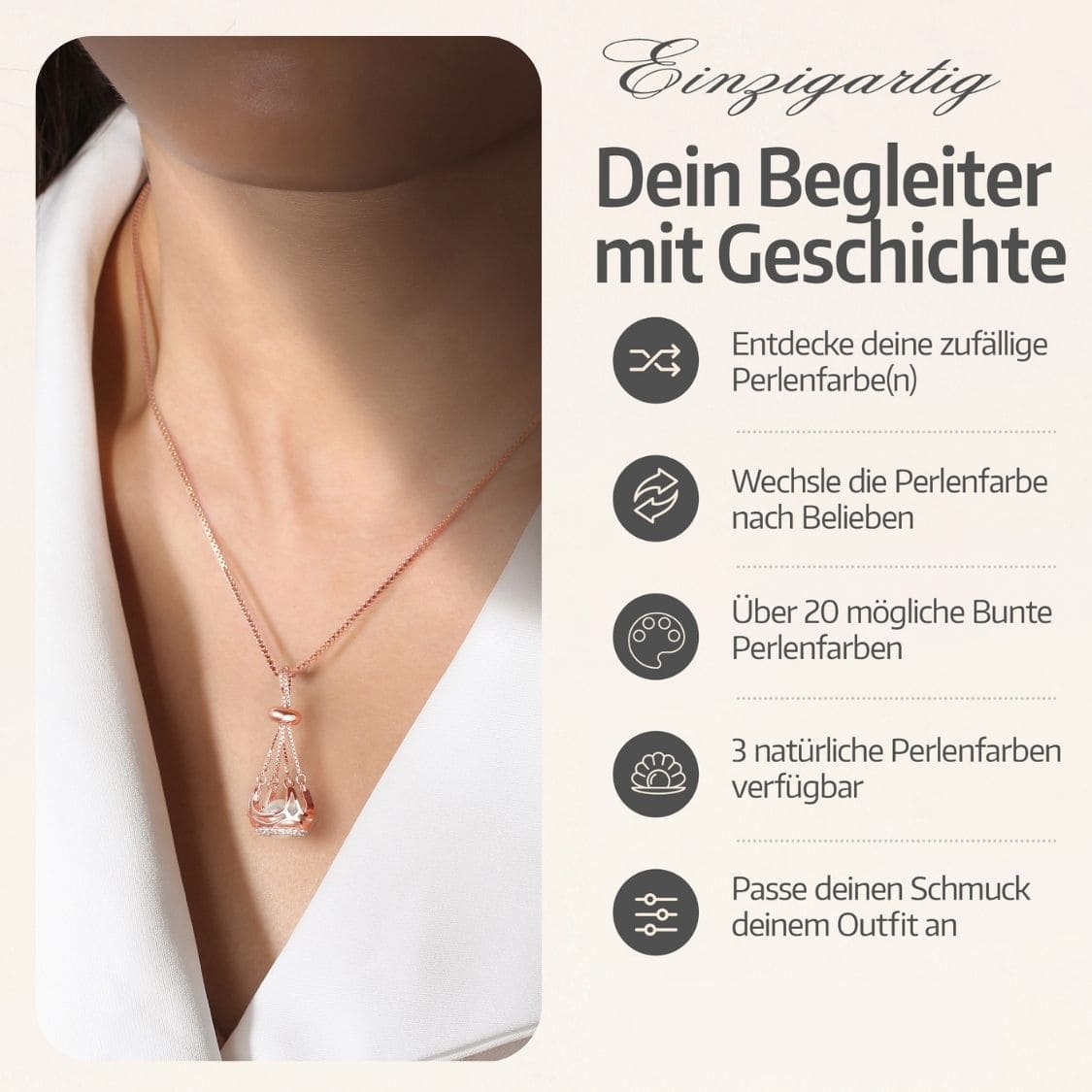 Chandelier Kette + Auster