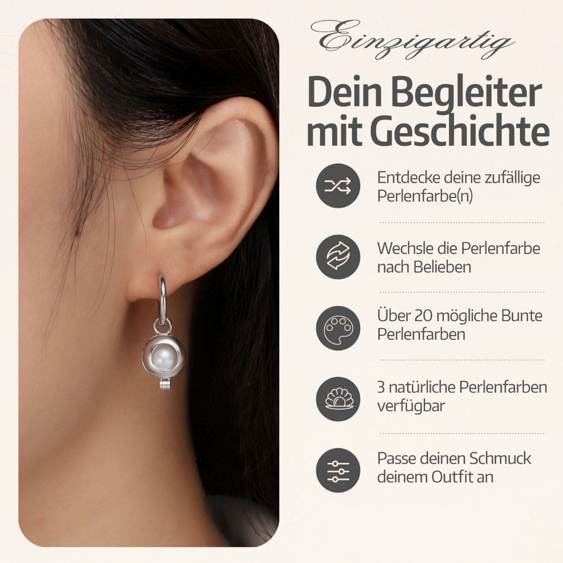 Orbis Ohrringe + Auster