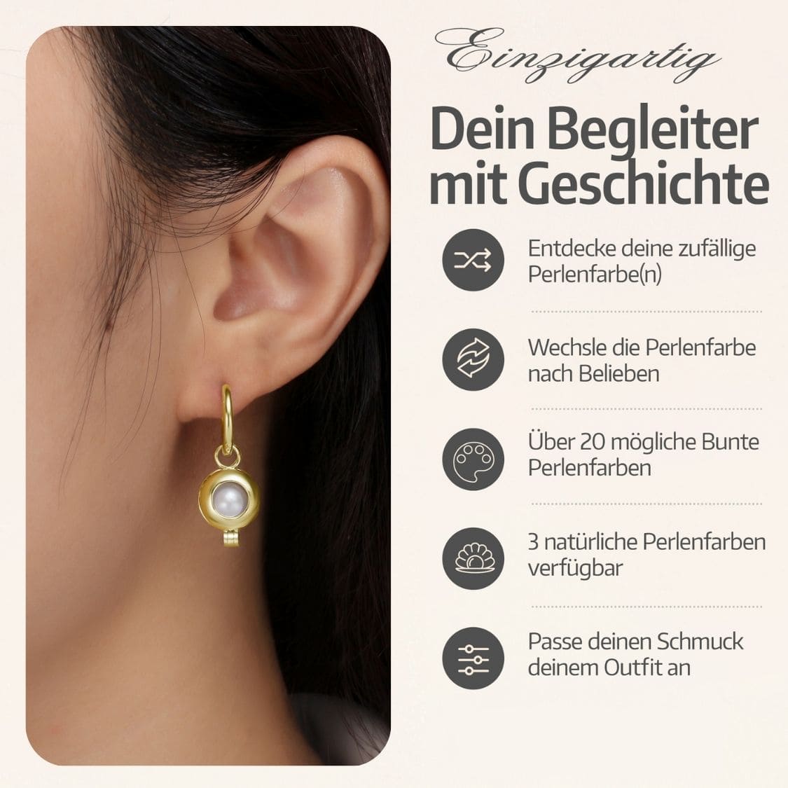 Orbis Ohrringe + Auster