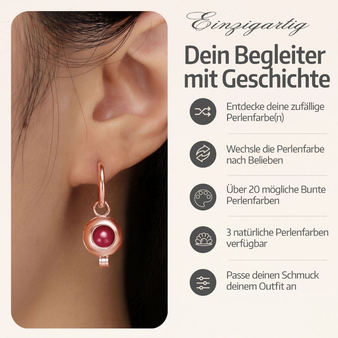 Orbis Ohrringe + Auster