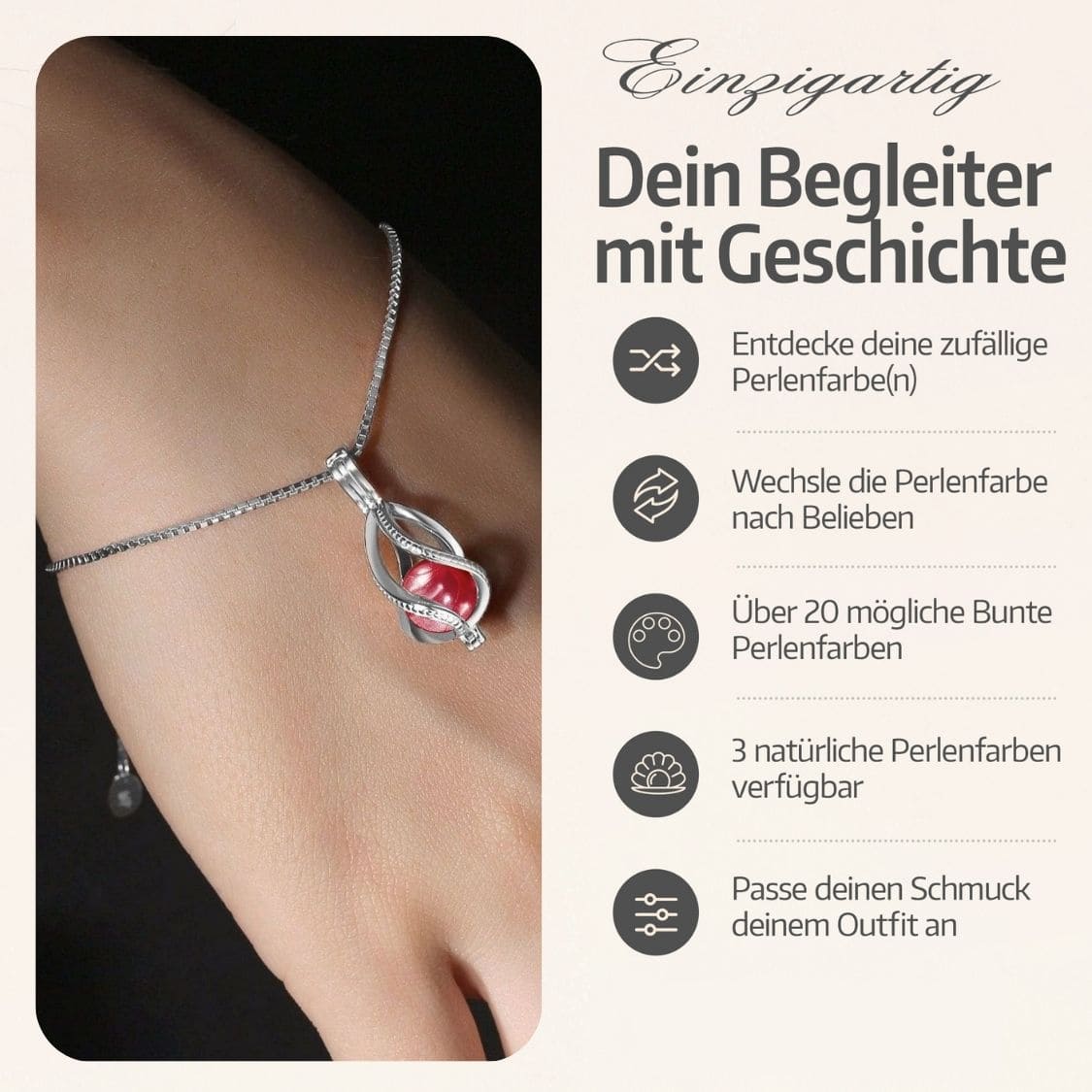 Drop Armband + Auster