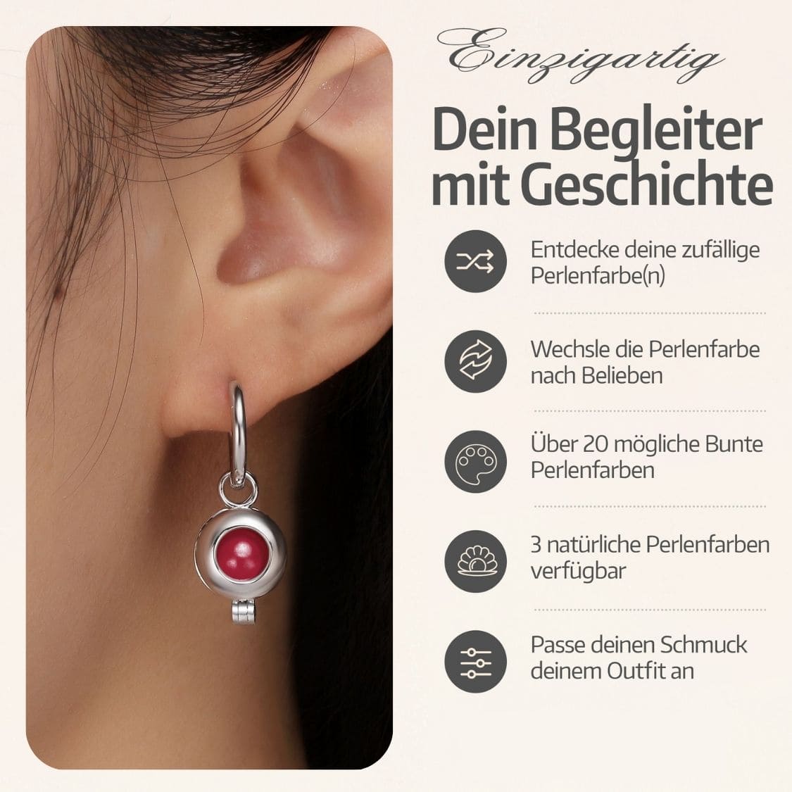 Orbis Ohrringe + Auster