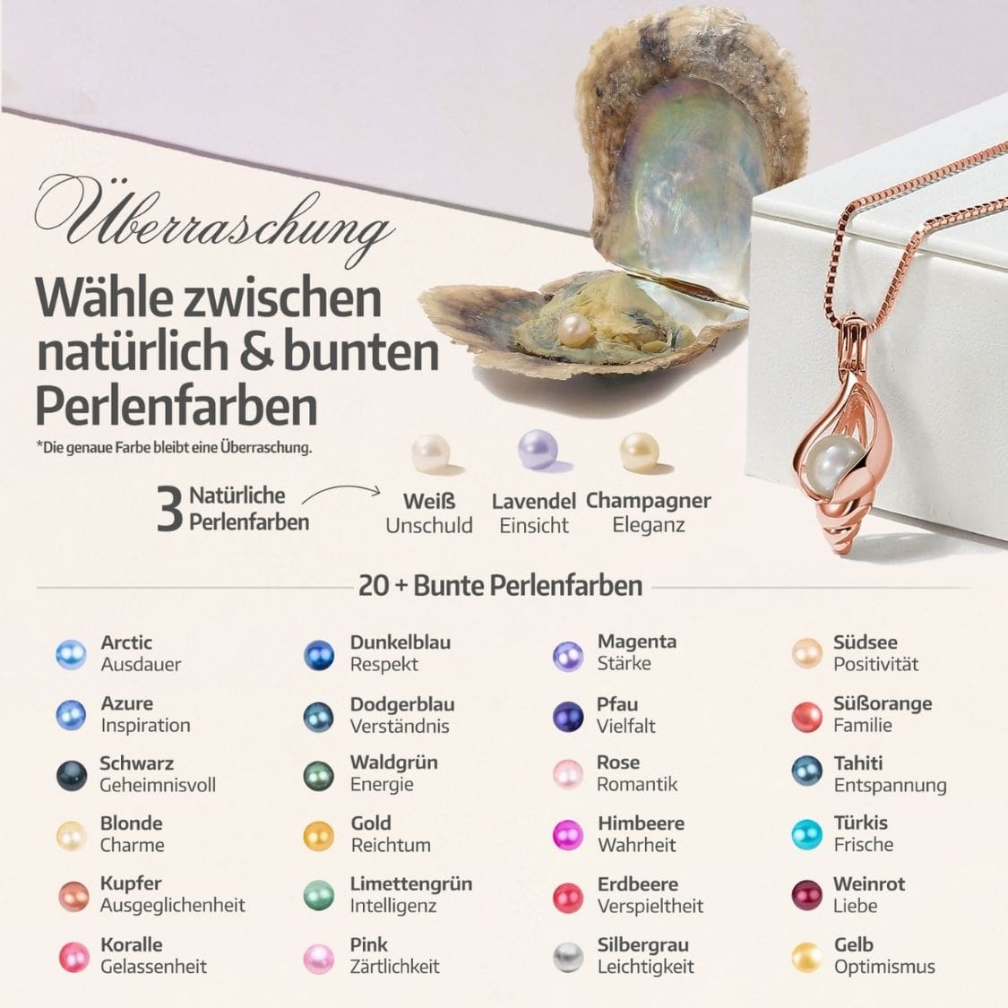 Muschel Kette + Armband Set