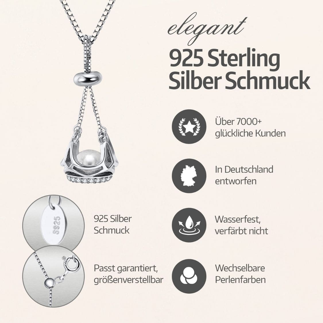 Chandelier Kette + Auster