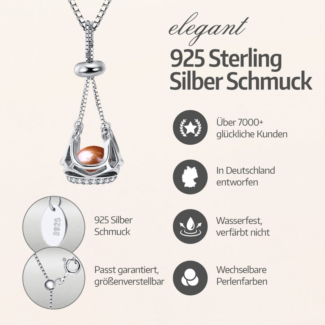 Chandelier Kette + Auster