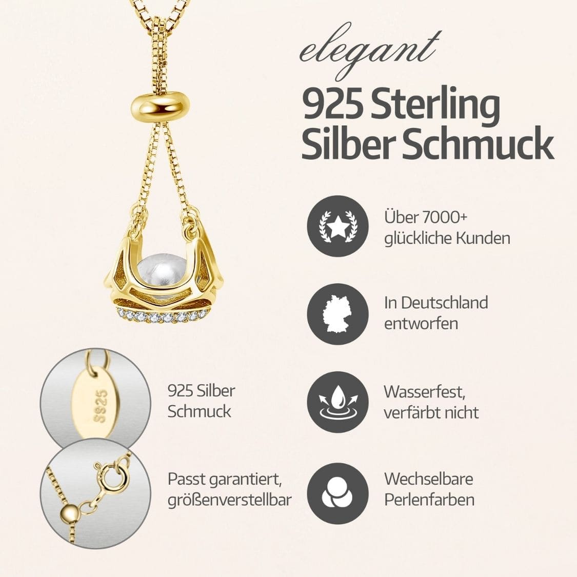 Chandelier Kette + Auster