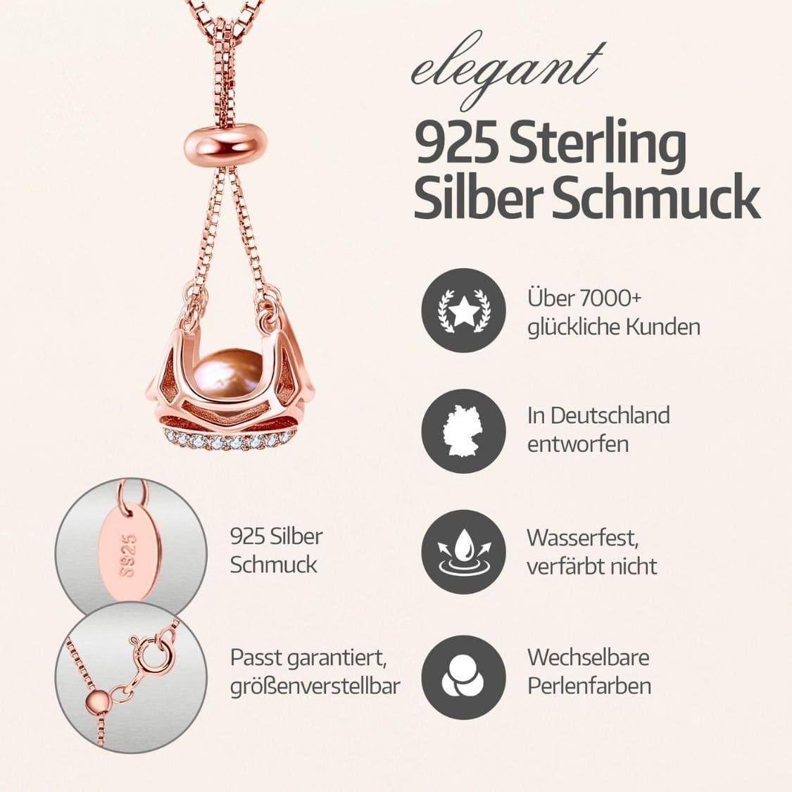 Chandelier Kette + Auster