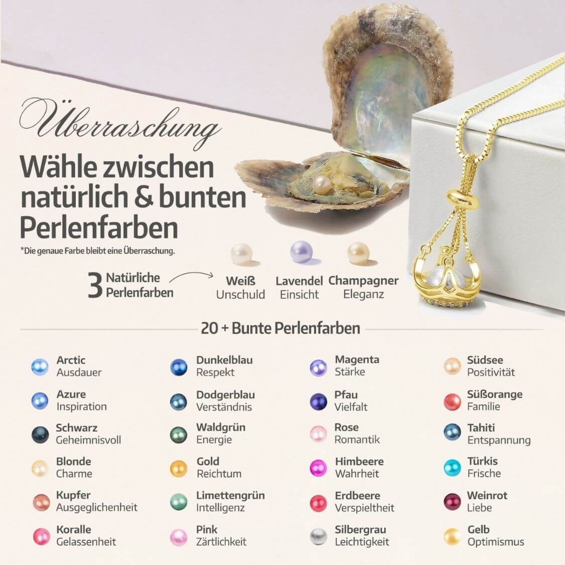 Chandelier Kette + Auster