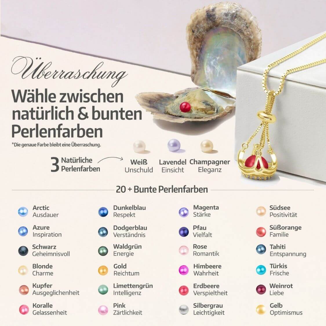 Chandelier Kette + Auster