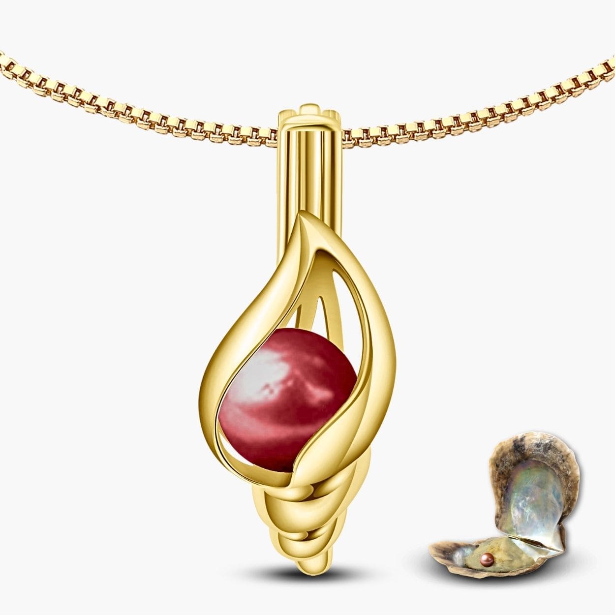 Muschel Armband + Auster