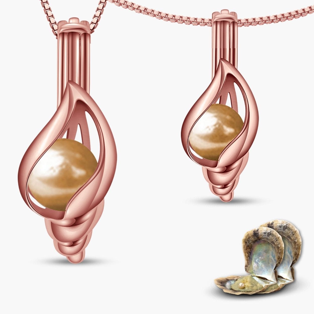 Muschel Kette + Armband Set