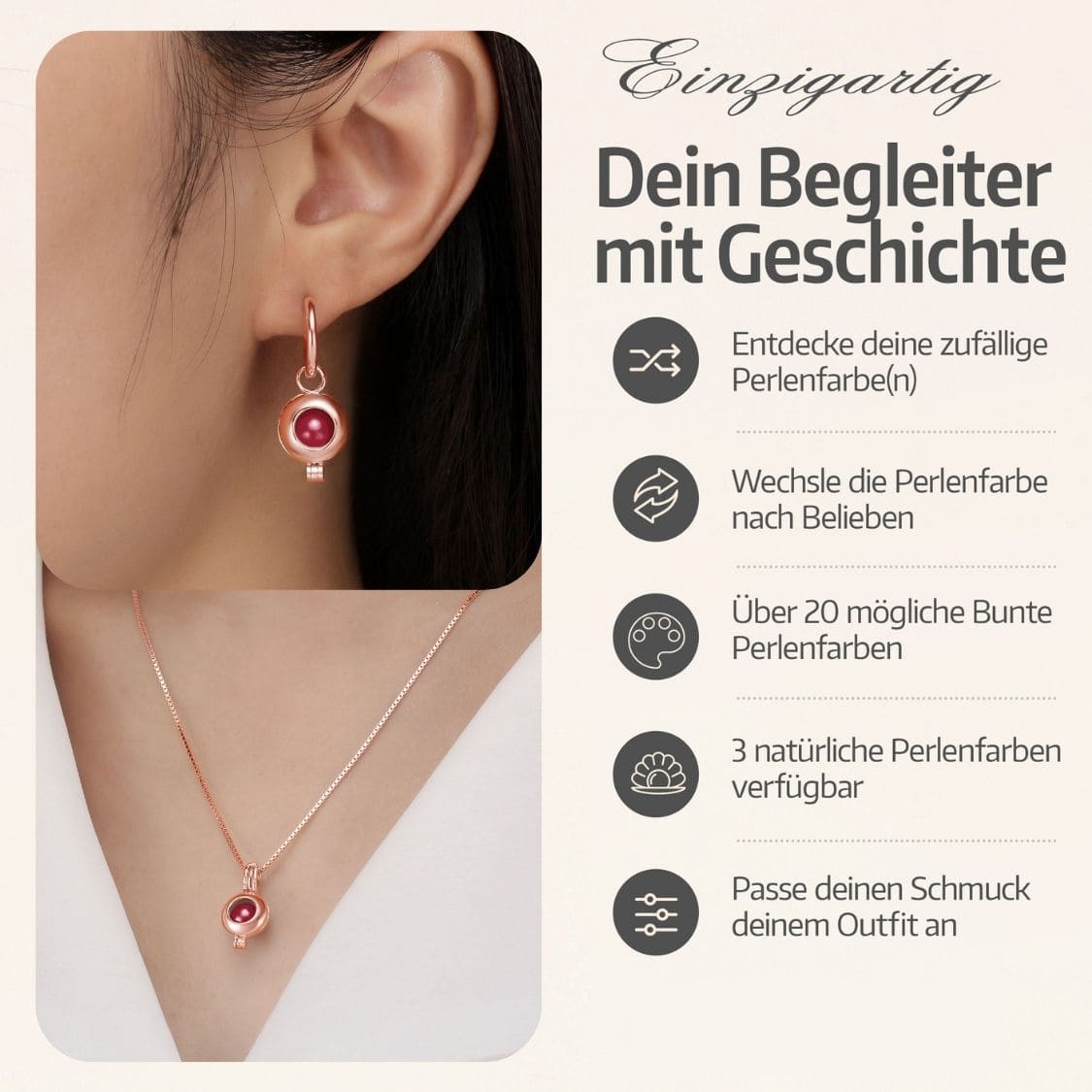 Orbis SET Kette + Ohrringe