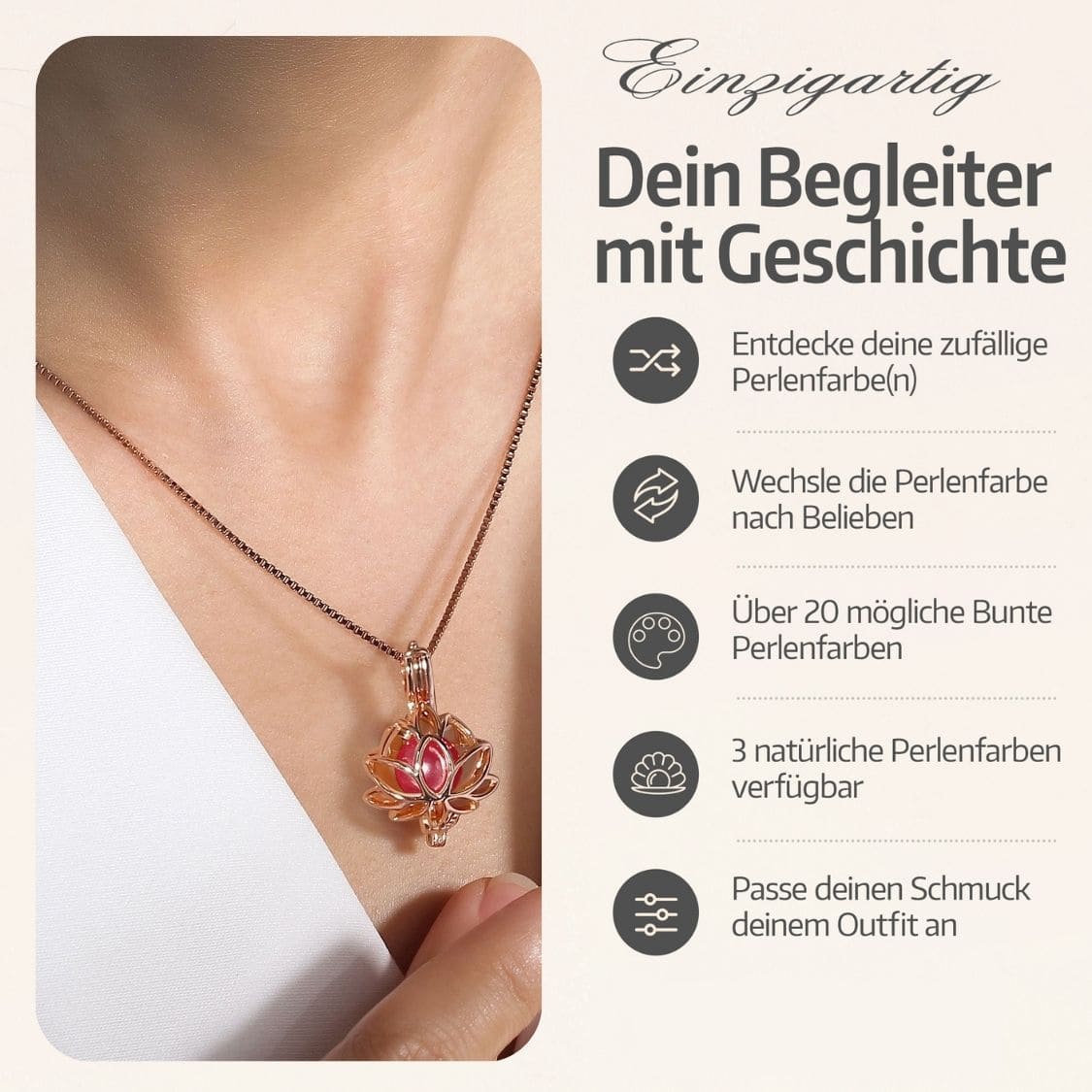 Lotus Kette + Auster