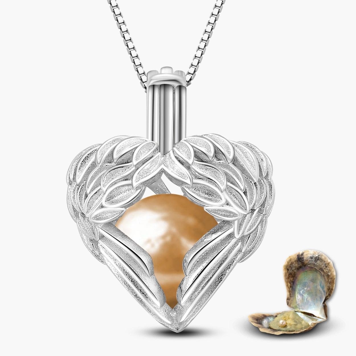 Schutzengel Kette + Auster