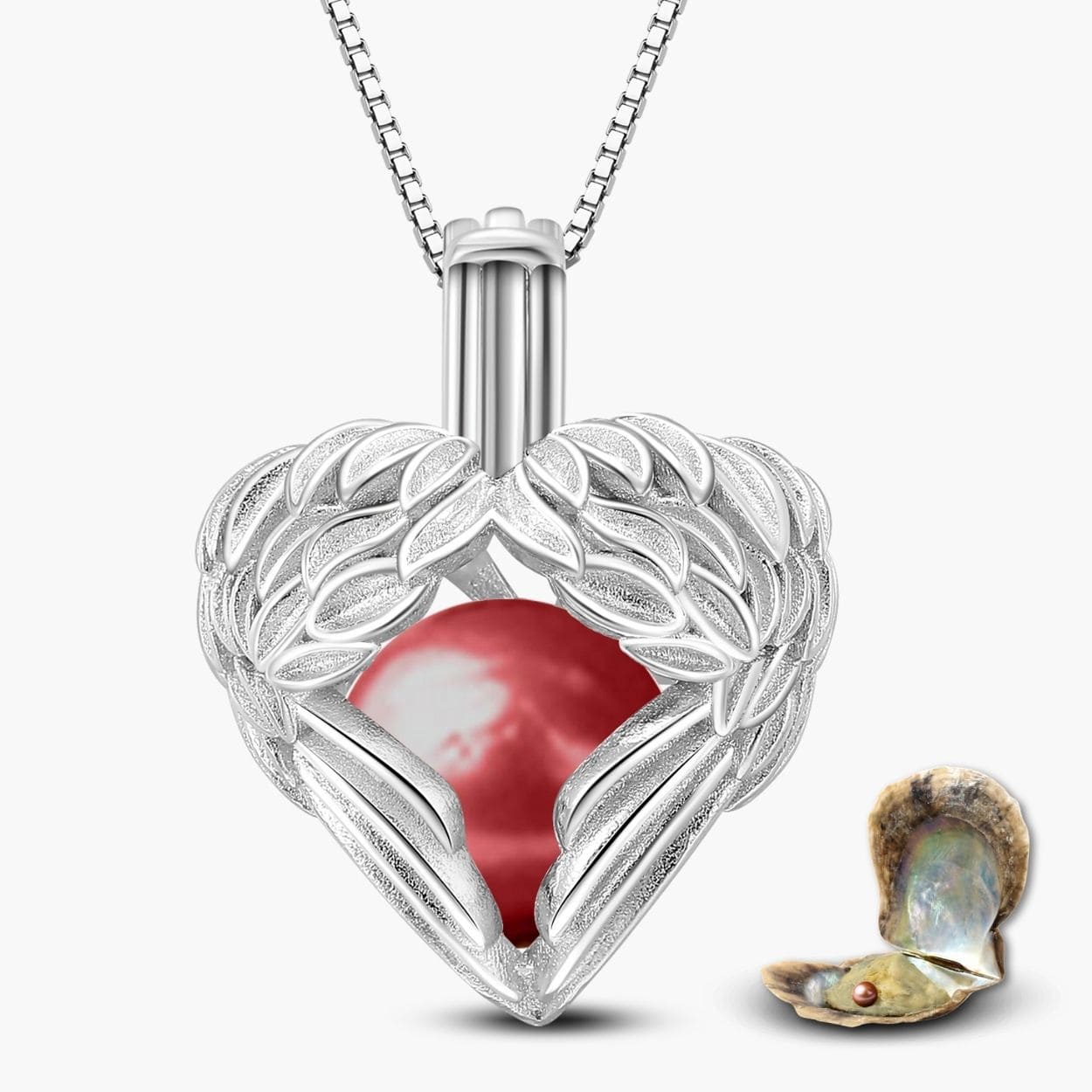 Schutzengel Kette + Auster