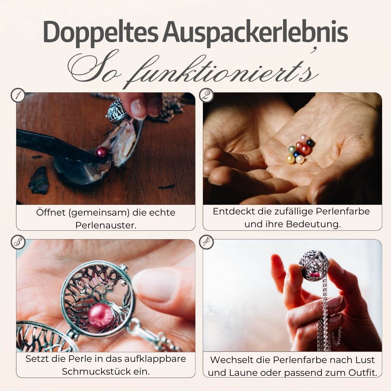 Schutzengel Kette + Auster