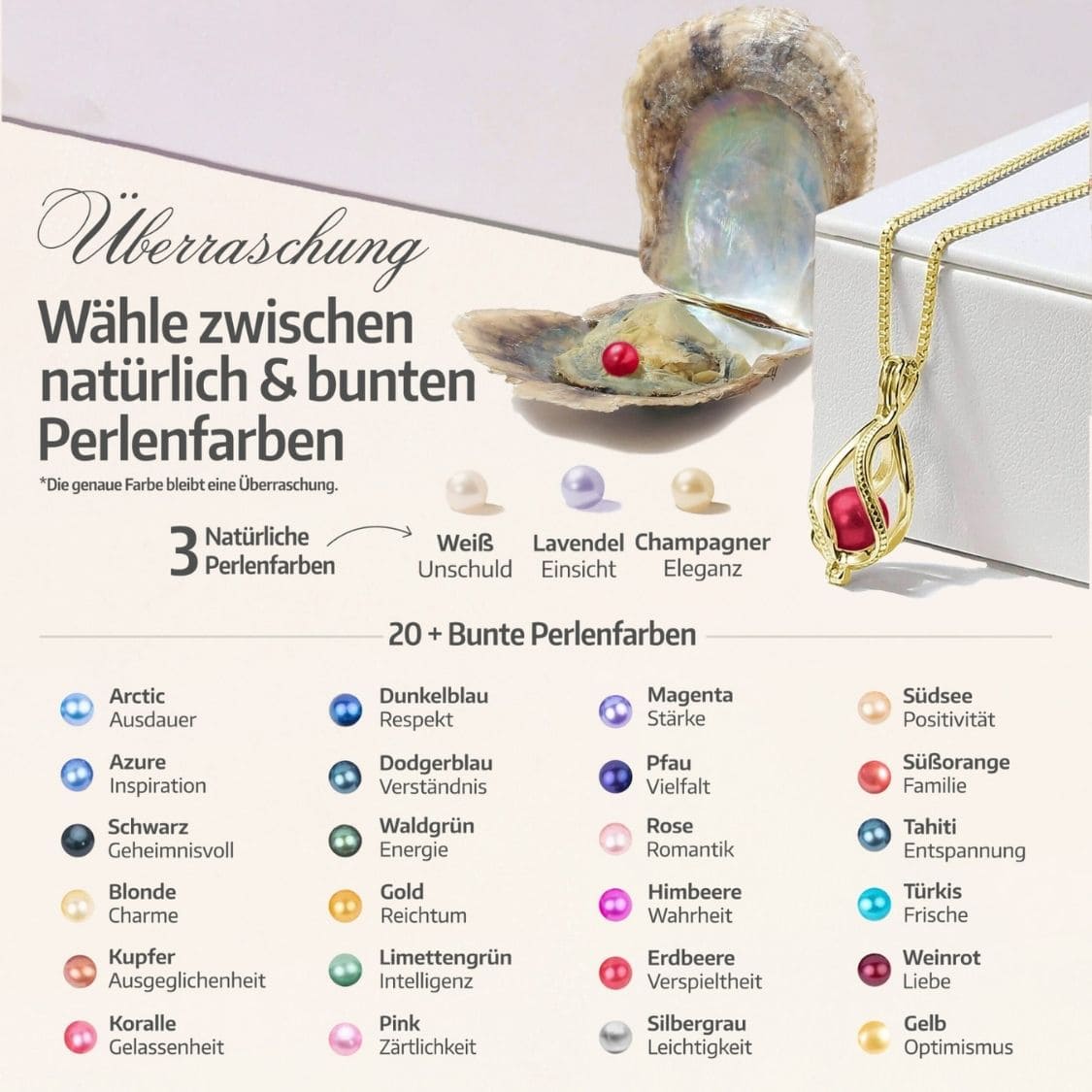 Drop Kette + Auster