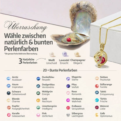 Floral Kette & Ohrringe + 3 Austern