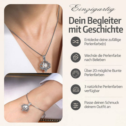 Lotus Kette + Armband Set