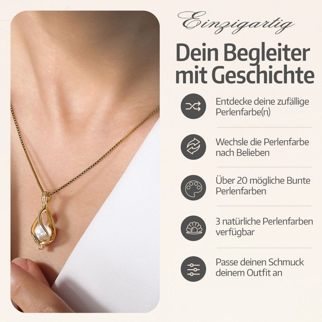 Drop Kette + Auster