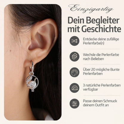 Floral Ohrringe + 2 Austern