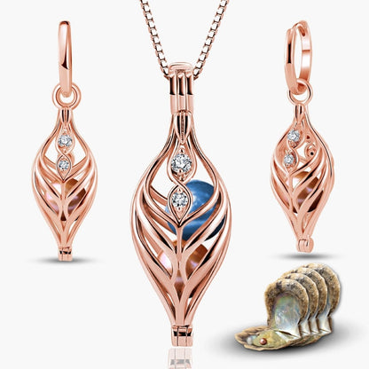 Dualis Kette & Ohrringe + 4 Austern