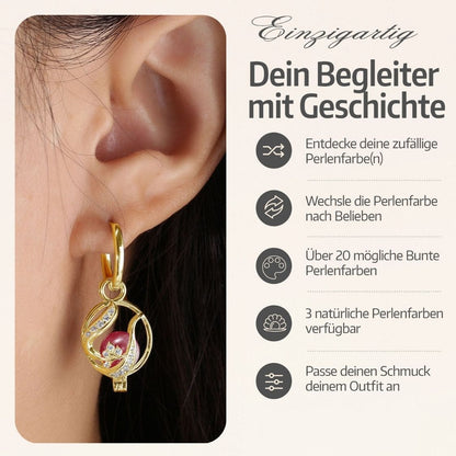 Floral Ohrringe + 2 Austern