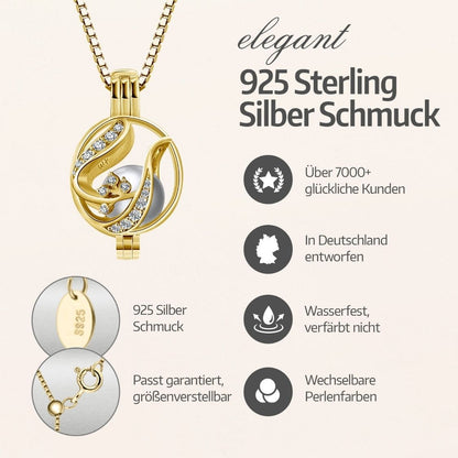 Floral Kette & Ohrringe + 3 Austern