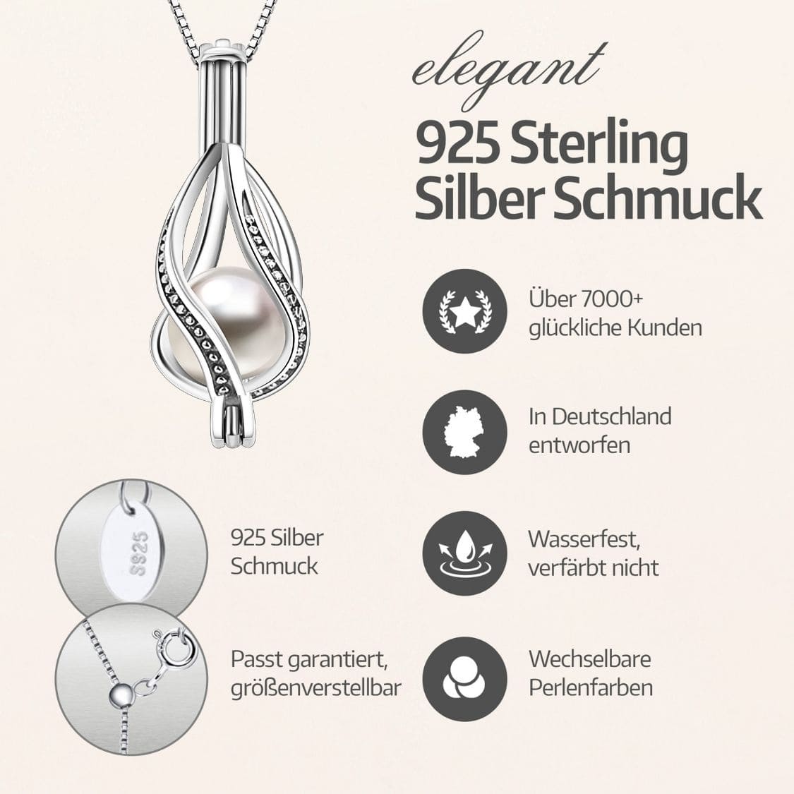 Drop Kette + Auster