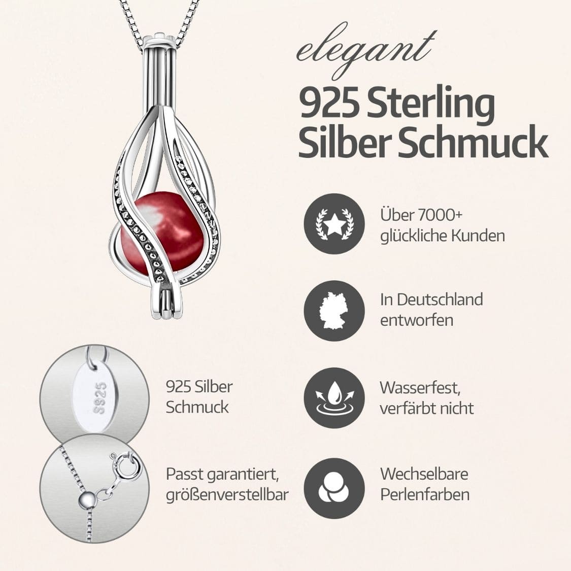 Drop Kette + Auster