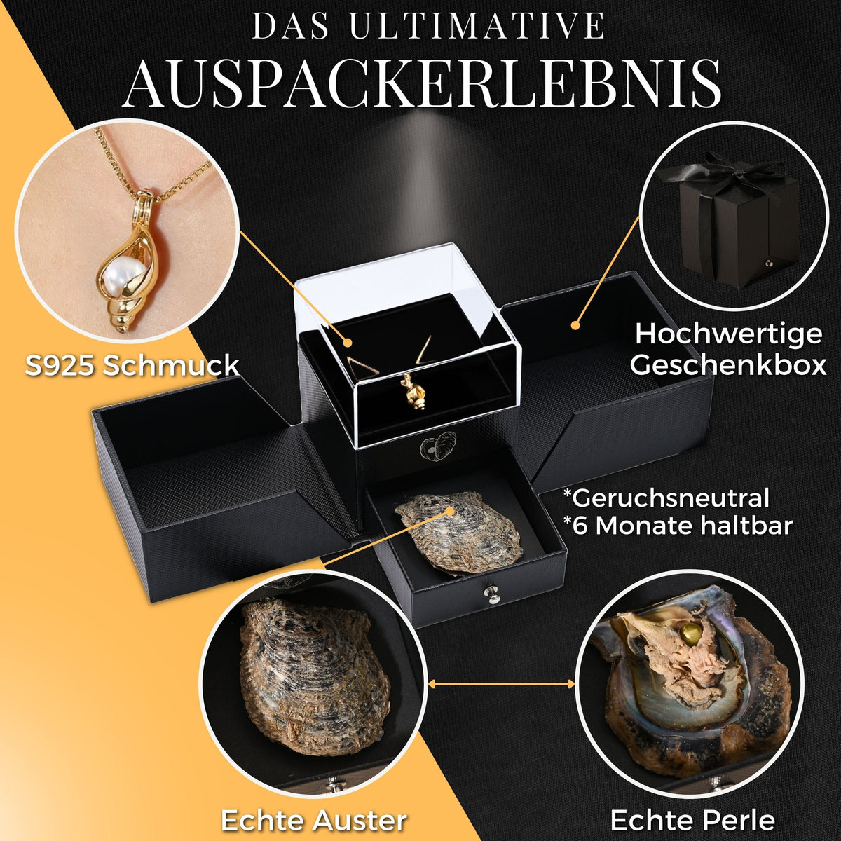 Premium Geschenkbox für Schmuck