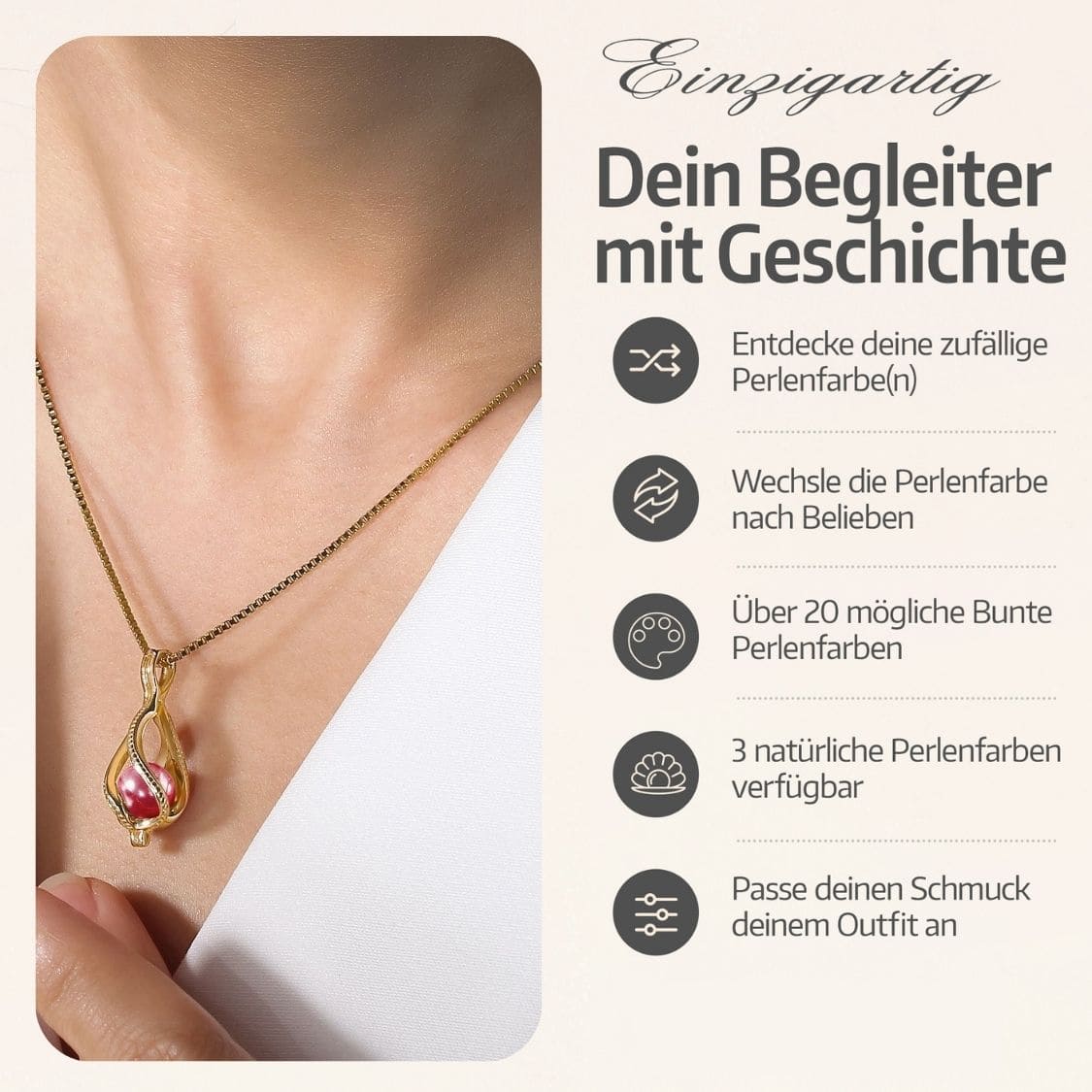 Drop Kette + Auster